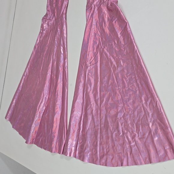 ClubEXX Womens Shinny Metallic Flare Pants - Picture 9 of 9